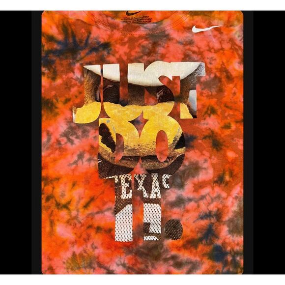 Texas Longhorns Nike Just Do It Bevo Tie-Dye Tee - Picture 3 of 4
